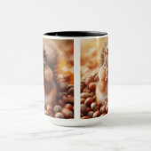 Cute Fluffy Squirrel Mok (Midden)