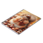 Cute Fluffy Squirrel Notitieboek (Linkerzijde)