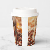 Cute Fluffy Squirrel Papieren Bekers (Links)