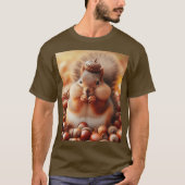 Cute Fluffy Squirrel T-shirt (Voorkant)