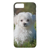 Cute Fluffy White Maltese Puppy Dog Case-Mate iPhone Case (Achterkant)