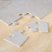 Cute Fluffy White Maltese Puppy Dog in een Santa H Legpuzzel (Zijkant)