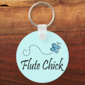 Cute Flute Chick Sleutelhanger (Voorkant)