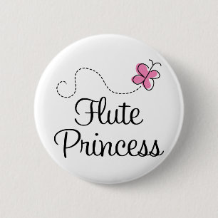 Cute Flute Princess Ronde Button 5,7 Cm
