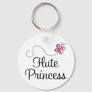 Cute Flute Princess Sleutelhanger