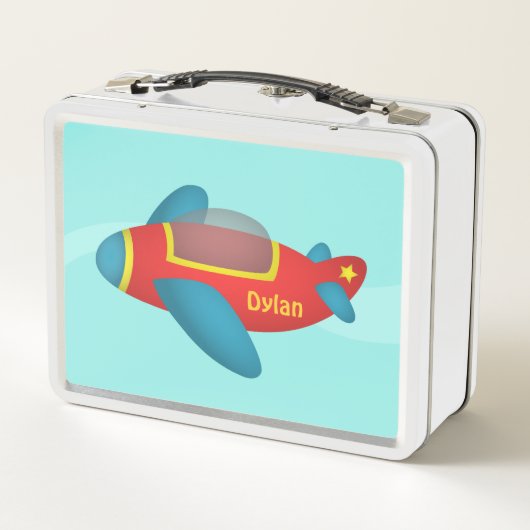 Cute Flying Airplane Jet for Kids Personalized (Achterkant)