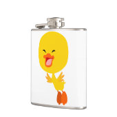 Cute Flying Cartoon Ducking Hip Flask Heupfles (Links)