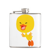 Cute Flying Cartoon Ducking Hip Flask Heupfles (Voorkant)