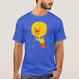 Cute Flying Cartoon Ducking T-Shirt
