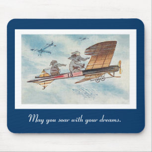 Cute Flying Elephants Muismat