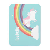 Cute Flying Unicorn Rainbow for Girls Magneet (Verticaal)