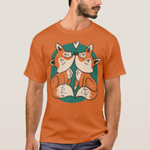 Cute Foes Couple of Animals Premium 925 T-shirt