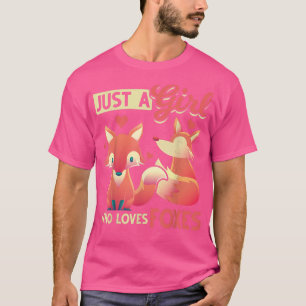 Cute Foes Wildlife Forest Dierenvriend Girls Vrouw T-shirt