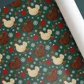 Cute Folk Art Rustic Christmas Cadeaupapier