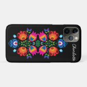 Cute folklore compositie Hoesje-Mate iPhone case (Achterkant (horizontaal))