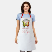 Cute Food Custom Name Best Love Gift Apron Schort (Gedragen)