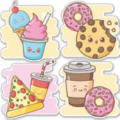 Cute Food Sticker (Voorkant)