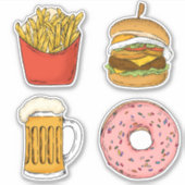 Cute Food Sticker (Voorkant)