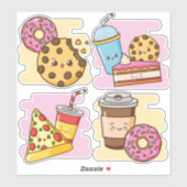 Cute Food Sticker (Vel)