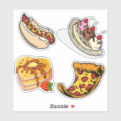 Cute Food Sticker (Vel)