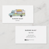 Cute Food Truck logo Visitekaartje (Voorkant / Achterkant)