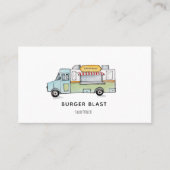 Cute Food Truck logo Visitekaartje (Voorkant)