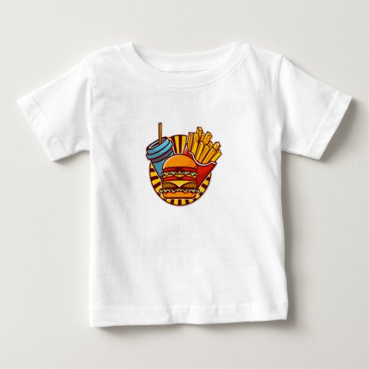 Cute Foodie Baby Bodysuit – Adorable & Tasty Fun! (Voorkant)