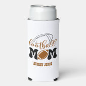Cute Football mama Seltzer Blikjeskoeler (Seltzer Voorkant)