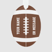 Cute Football Personalized Ornament (voorkant)
