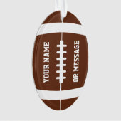 Cute Football Personalized Ornament (voorkant)