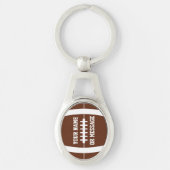 Cute Football Personalized Sleutelhanger (Voorkant)