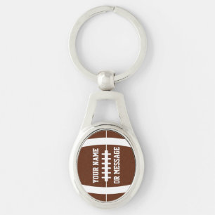 Cute Football Personalized Sleutelhanger