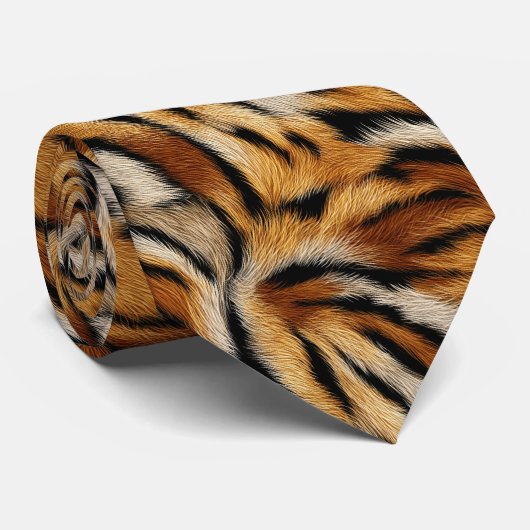 Cute For Him Tiger Stropdas (Opgerold)