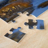 Cute Foraging Sanderling Sandpiper op winterstrand Legpuzzel (Zijkant)