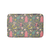 Cute Forest Animals Pattern Badmat (Voorkant)
