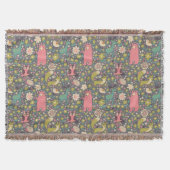 Cute Forest Animals Pattern Deken (Voorkant)