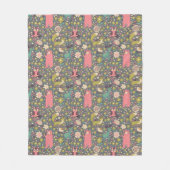 Cute Forest Animals Pattern Fleece Deken (Voorkant)