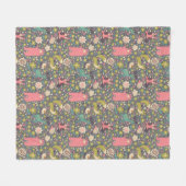 Cute Forest Animals Pattern Fleece Deken (Voorkant (Horizontaal))