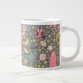 Cute Forest Animals Pattern Grote Koffiekop (Rechts)