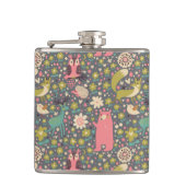 Cute Forest Animals Pattern Heupfles (Voorkant)