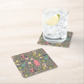 Cute Forest Animals Pattern Kartonnen Onderzetters (Insitu)