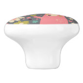 Cute Forest Animals Pattern Keramische Knop (Zijkant)
