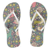 Cute Forest Animals Pattern Teenslippers (Voetbed)