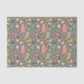 Cute Forest Animals Pattern Tissuepapier (Voorkant)