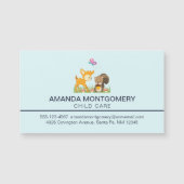 Cute Forest Animals Whimsical Cartoon (Voorkant)