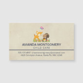 Cute Forest Animals Whimsical Cartoon (Voorkant)