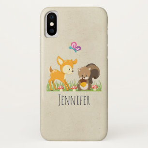 Cute Forest Animals Whimsical Cartoon Case-Mate iPhone Case