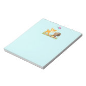 Cute Forest Animals Whimsical Cartoon Notitieblok (Linkerzijde)