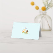 Cute Forest Animals Whimsical Cartoon Plaatskaartje (Achterkant)