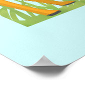 Cute Forest Animals Whimsical Cartoon Poster (Hoek)